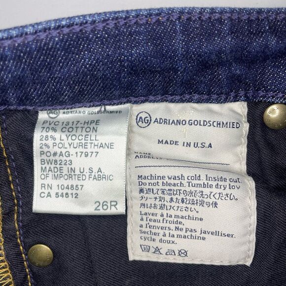ag Adriano Goldschmeid The Ballad Slim Boot Cut Jeans size 26R - Picture 13 of 15